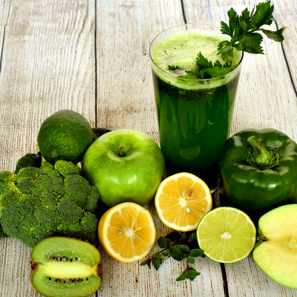 Green juice recipe for glowing skin